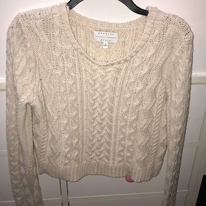 Kendall and Kylie cream sweater